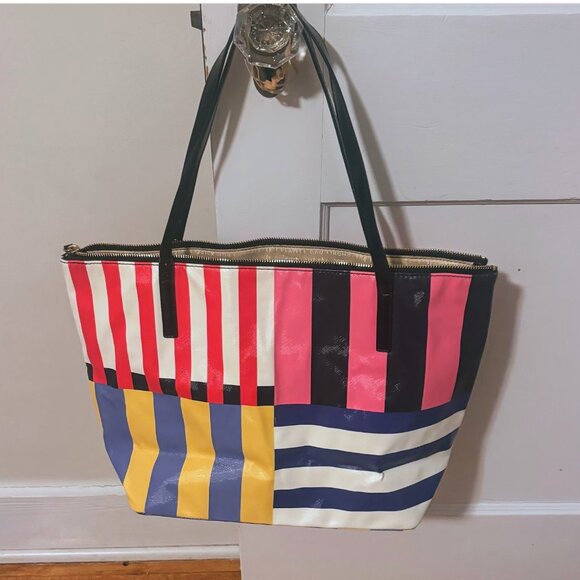 π Kate Spade Grant Street Jules Multi-Stripe Tote - Picture 3 of 10